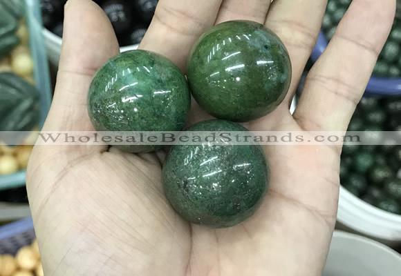 CDN17 30mm round pyrite gemstone decorations wholesale