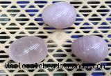 CDN307 30*40mm egg-shaped rose quartz decorations wholesale