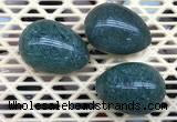 CDN312 30*40mm egg-shaped synthetic gemstone decorations wholesale