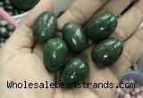 CDN33 18*25mm egg-shaped pyrite gemstone decorations wholesale