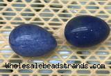 CDN336 35*50mm egg-shaped blue dumortierite decorations wholesale