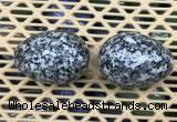 CDN348 35*50mm egg-shaped snowflake obsidian decorations wholesale