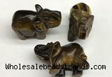 CDN420 25*50*35mm elephant yellow tiger eye decorations wholesale