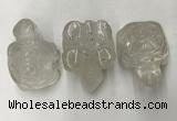 CDN430 28*45*22mm turtle white crystal decorations wholesale