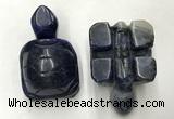 CDN457 38*55*28mm turtle sodalite decorations wholesale