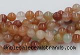 CDQ01 15.5 inches 6mm round natural red quartz beads wholesale