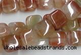 CDQ06 15.5 inches 12*12mm square natural red quartz beads wholesale