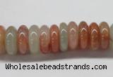 CDQ31 15.5 inches 4*14mm rondelle natural red quartz beads wholesale