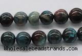 CDS07 16 inches 10mm round dyed serpentine jasper beads wholesale