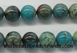 CDS08 16 inches 12mm round dyed serpentine jasper beads wholesale