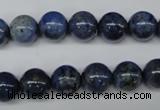 CDU103 15.5 inches 10mm round blue dumortierite beads wholesale