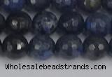 CDU318 15.5 inches 10mm faceted round blue dumortierite beads