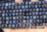 CDU351 15.5 inches 6mm round blue dumortierite beads wholesale