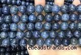 CDU354 15.5 inches 12mm round blue dumortierite beads wholesale