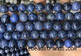 CDU370 15.5 inches 12mm round dumortierite gemstone beads