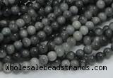 CEE01 15.5 inches 4mm round eagle eye jasper beads wholesale