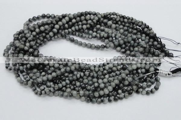 CEE02 15.5 inches 6mm round eagle eye jasper beads wholesale