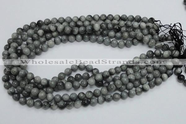 CEE04 15.5 inches 8mm round eagle eye jasper beads wholesale