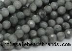 CEE48 15.5 inches 4mm faceted round eagle eye jasper beads wholesale