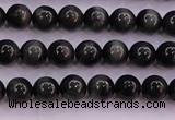 CEE501 15.5 inches 6mm round AAA grade green eagle eye jasper beads