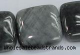 CEE62 15.5 inches 30*30mm square eagle eye jasper beads wholesale