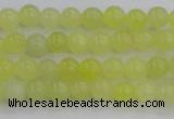 CEJ200 15.5 inches 4mm round lemon jade beads wholesale