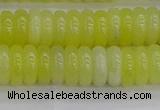 CEJ212 15.5 inches 3*8mm rondelle lemon jade beads wholesale