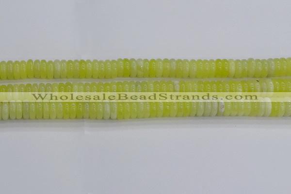 CEJ212 15.5 inches 3*8mm rondelle lemon jade beads wholesale