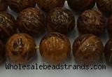 CEJ304 15.5 inches 12mm round elephant skin jasper beads wholesale