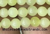 CEJ350 15.5 inches 4mm round lemon jade beads wholesale