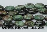 CEM11 15.5 inches 8*12mm oval emerald gemstone beads wholesale