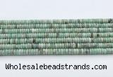 CEM70 15.5 inches 3.5*7mm rondelle emerald gemstone beads