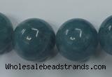 CEQ09 15.5 inches 20mm round blue sponge quartz beads wholesale