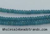 CEQ21 15.5 inches 2*4mm rondelle blue sponge quartz beads