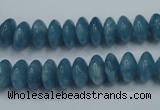 CEQ24 15.5 inches 6*10mm rondelle blue sponge quartz beads