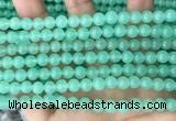 CEQ301 15.5 inches 6mm round green sponge quartz beads