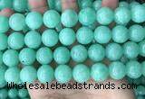 CEQ305 15.5 inches 14mm round green sponge quartz beads