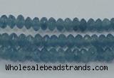 CEQ31 15.5 inches 2*4mm faceted rondelle blue sponge quartz beads