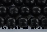 CEY05 15.5 inches 12mm round black ebony wood beads wholesale