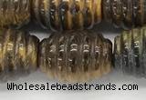 CFG1508 15.5 inches 15*20mm carved rice tiger eye beads