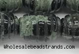 CFG1510 15.5 inches 15*20mm carved rice kambaba jasper beads