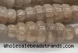 CFG1543 15.5 inches 10*30mm carved rice moonstone beads