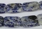 CFG320 15.5 inches 15*20mm carved rectangle sodalite beads