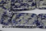 CFG335 15.5 inches 20*30mm carved rectangle sodalite beads