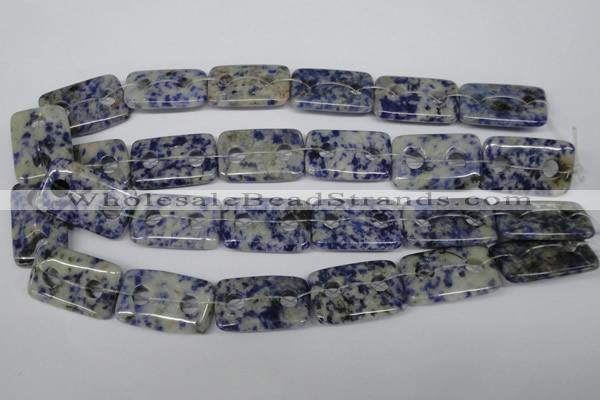 CFG335 15.5 inches 20*30mm carved rectangle sodalite beads