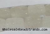 CFG545 15.5 inches 15*20mm carved brick white jade beads