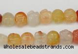 CFG57 15.5 inches 8*10mm carved pig-shaped agate gemstone beads