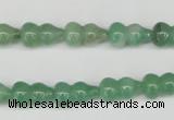 CFG65 15.5 inches 8*13mm carved calabash green aventurine beads