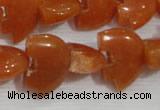 CFG797 12.5 inches 14*18mm carved animal red aventurine beads