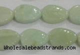 CFG815 12.5 inches 15*20mm carved leaf amazonite beads wholesale